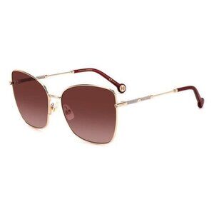 A0769Z New CAROLINA HERRERA Gold Square Her 0133/S DDB3X Sunglasses Women